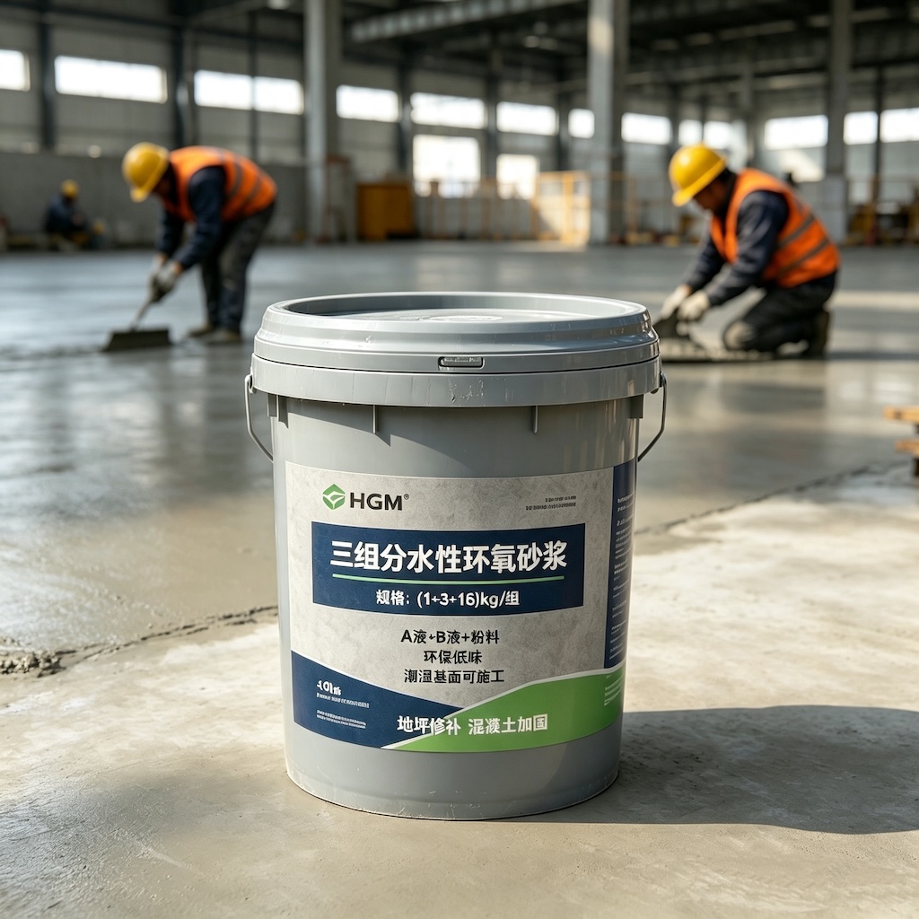 独山三组份水性环氧砂浆